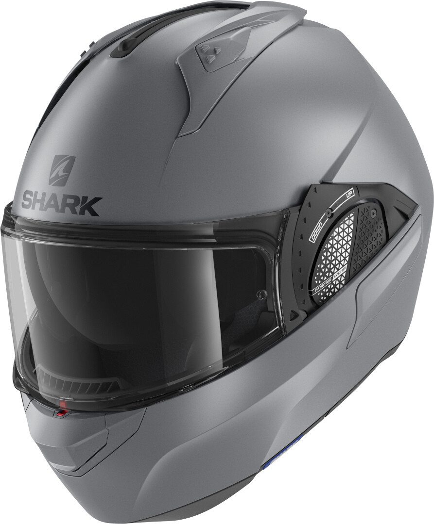 Shark Motorradhelm Evo-GT Blank Klapphelm, Integriertes Sonnenvisier