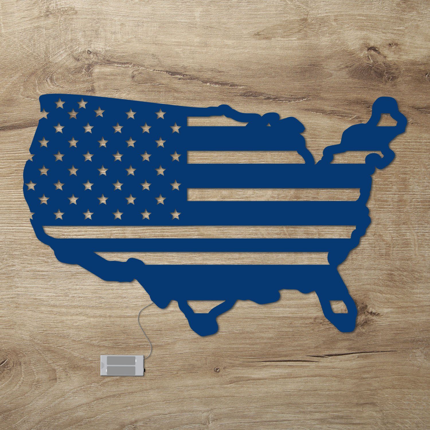 Namofactur LED Dekolicht USA Flagge Wanddeko günstig online kaufen