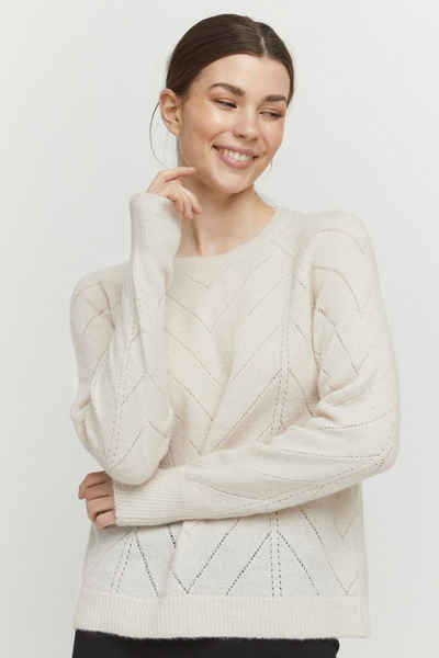 b.young Strickpullover BYMARTINE POINTELLE JUMPER - 20811894