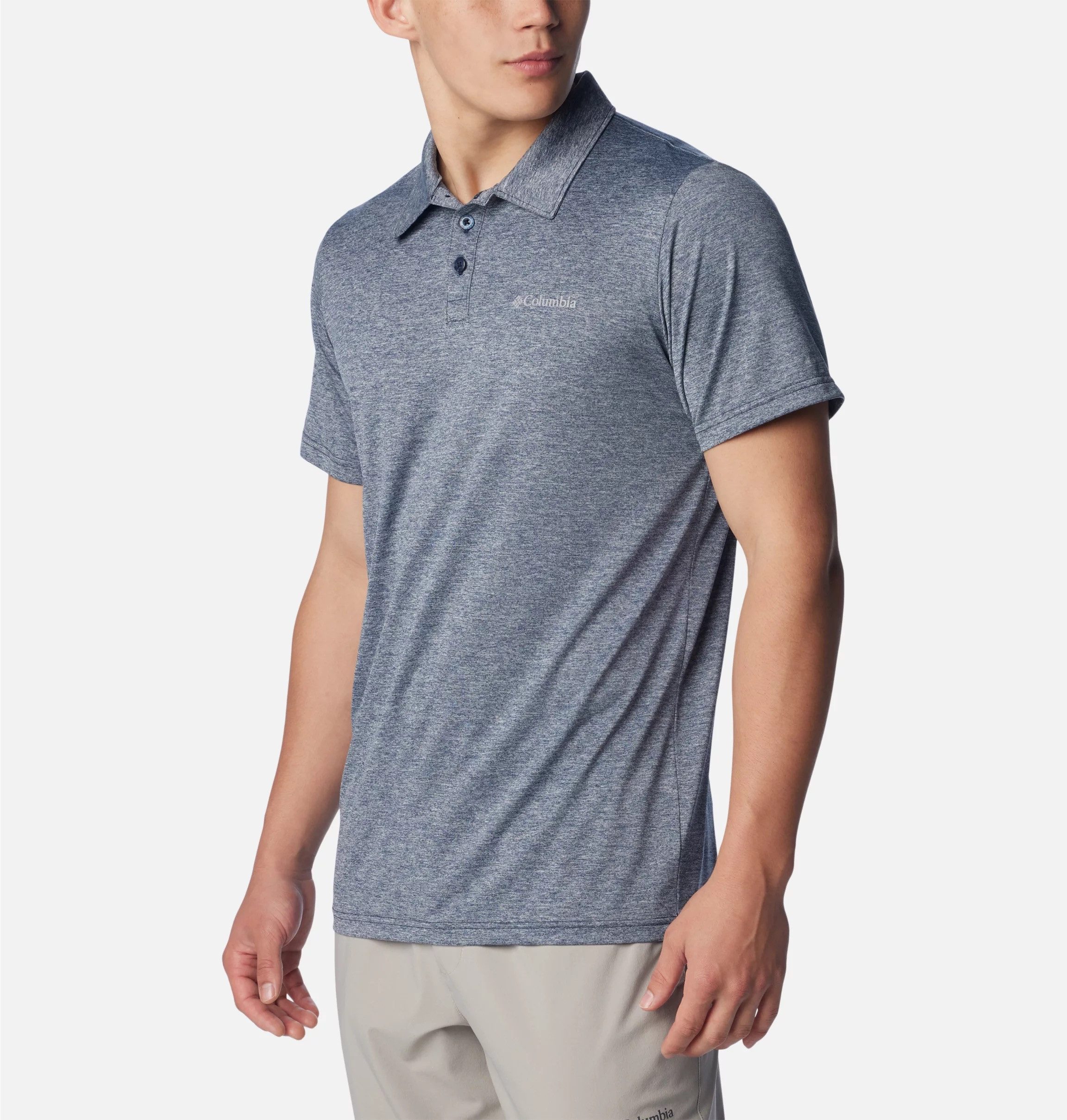 Columbia Poloshirt Columbia Hike Polo Kurzarm-Design, mit Polokragen und Rundhals, aus Polyester