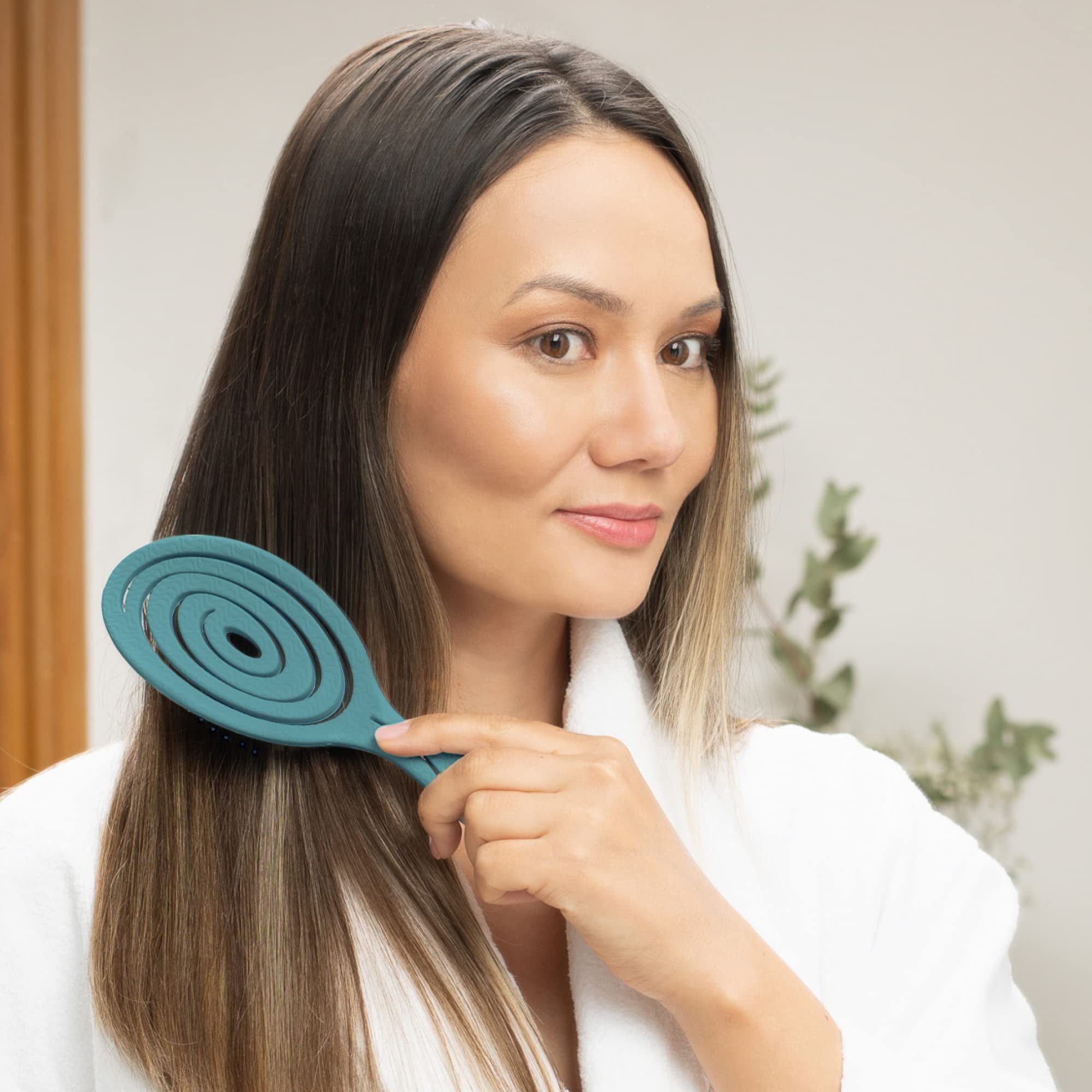 Ninabella Haarbürste Bio-Haarbürste für Entwirrbürste Herren Damen, & Ziepen ohne - Kinder