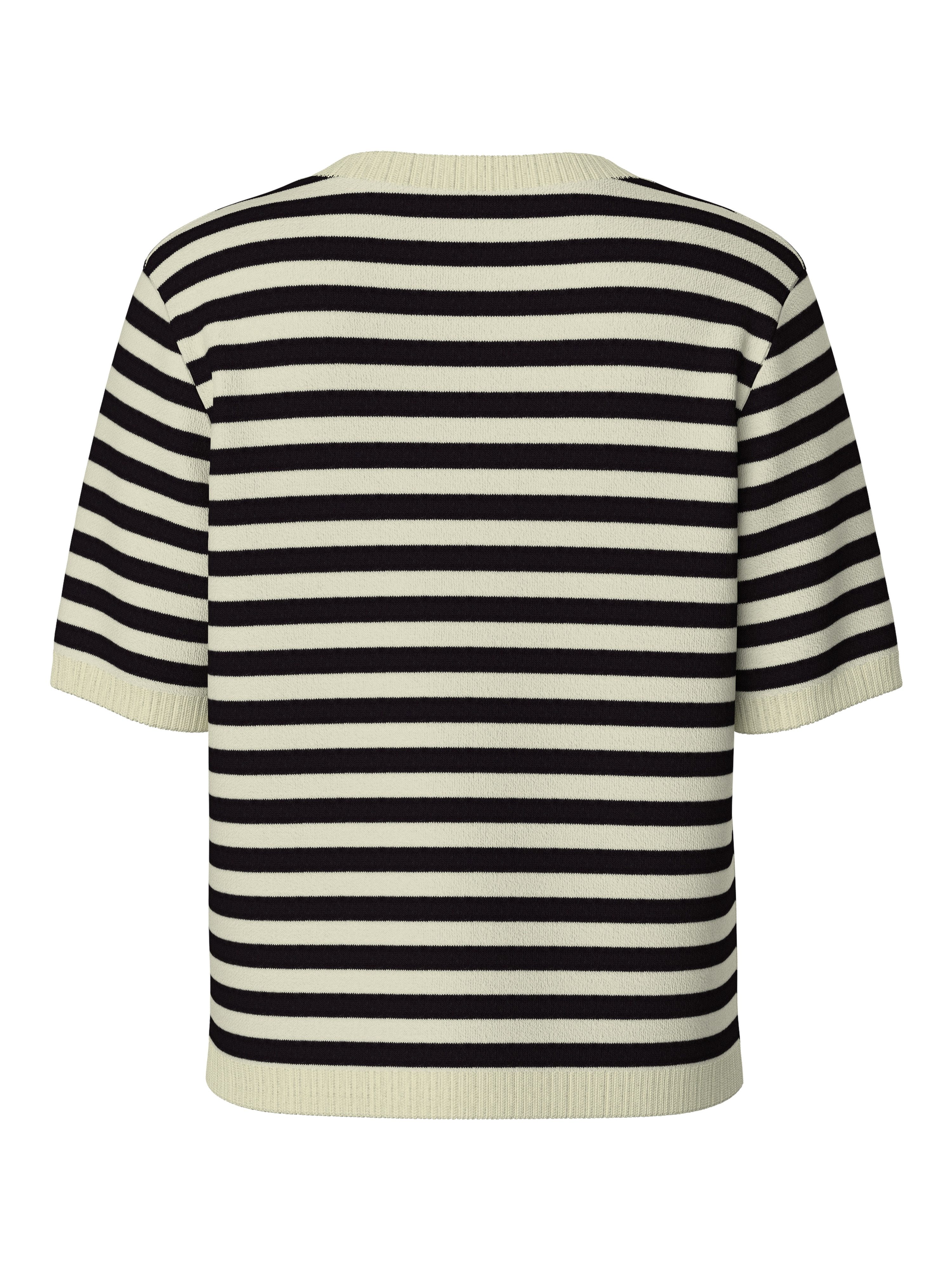 pieces Strickjacke PCORINA SS STRIPE KNIT CARDI PWP BC günstig online kaufen