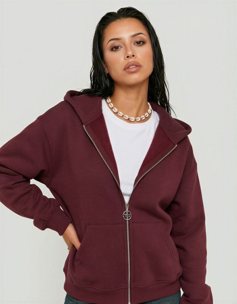Tally Weijl Kapuzensweatjacke SSWCOSKIMA Baumwollmischung günstig online kaufen