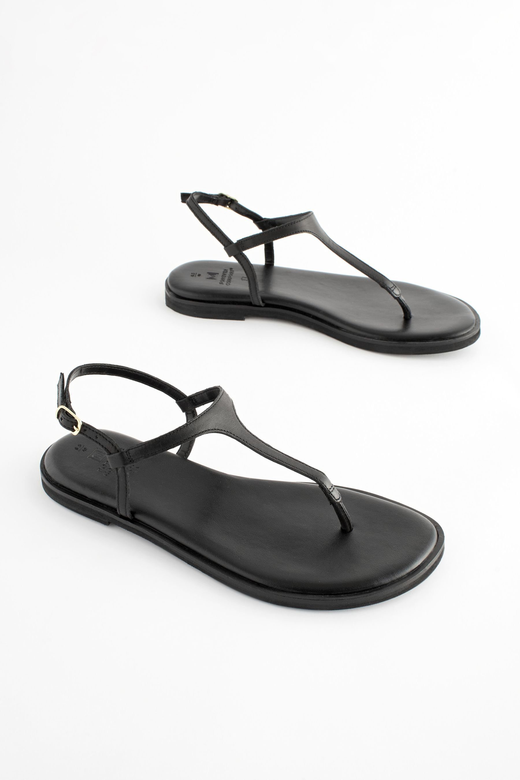 Next Forever Comfort® Zehentrenner-Slingbacks aus Leder günstig online kaufen