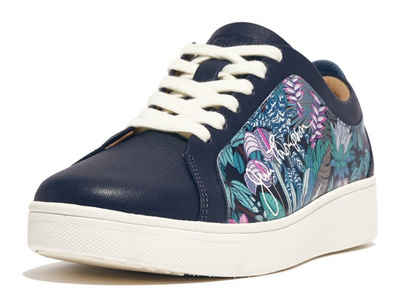Fitflop RALLY X JIM THOMPSON Sneaker mit angesagtem Blütendruck, Freizeitschuh, Halbschuh, Schnürschuh