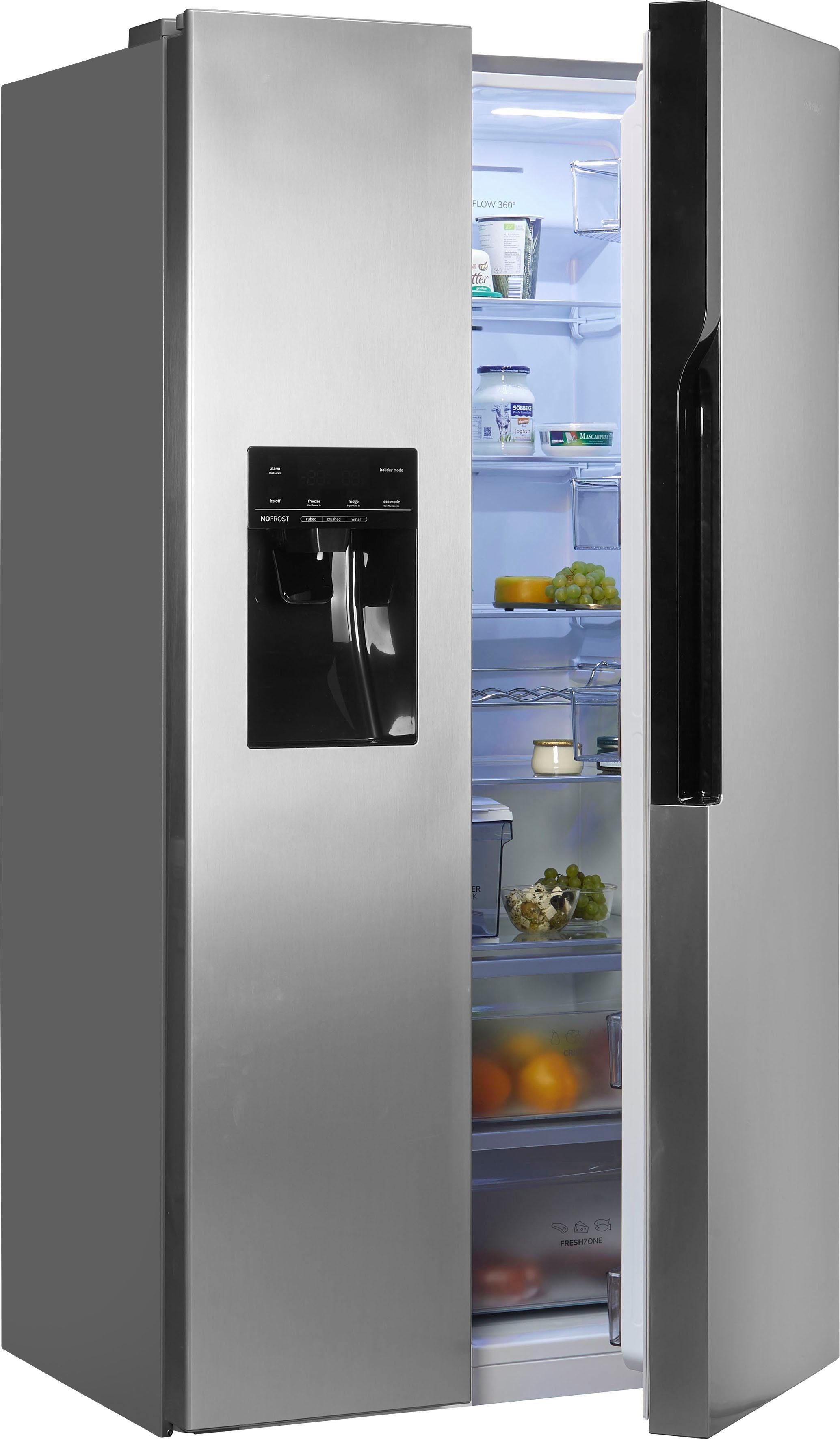 GORENJE Side-by-Side NRS9182VX, 179,3 cm hoch, 90,8 cm breit | Side-by-Side Kühlschränke