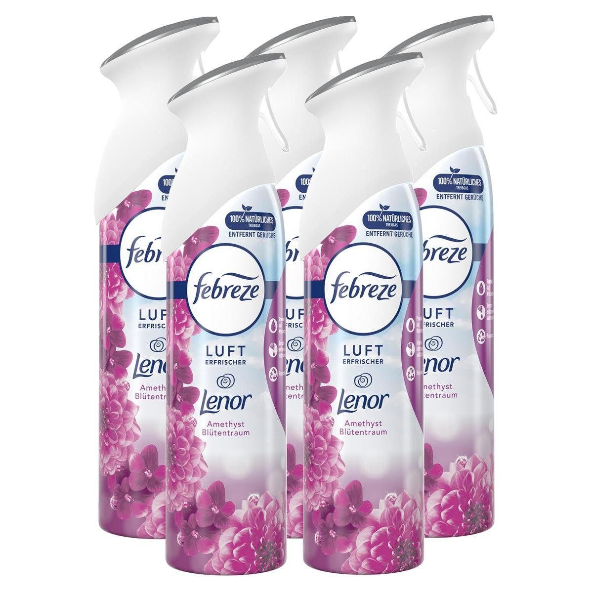 Febreze Raumduft Febreze Lufterfrischer Lenor Amethyst Blütentraum 300ml - Raumduft (5e