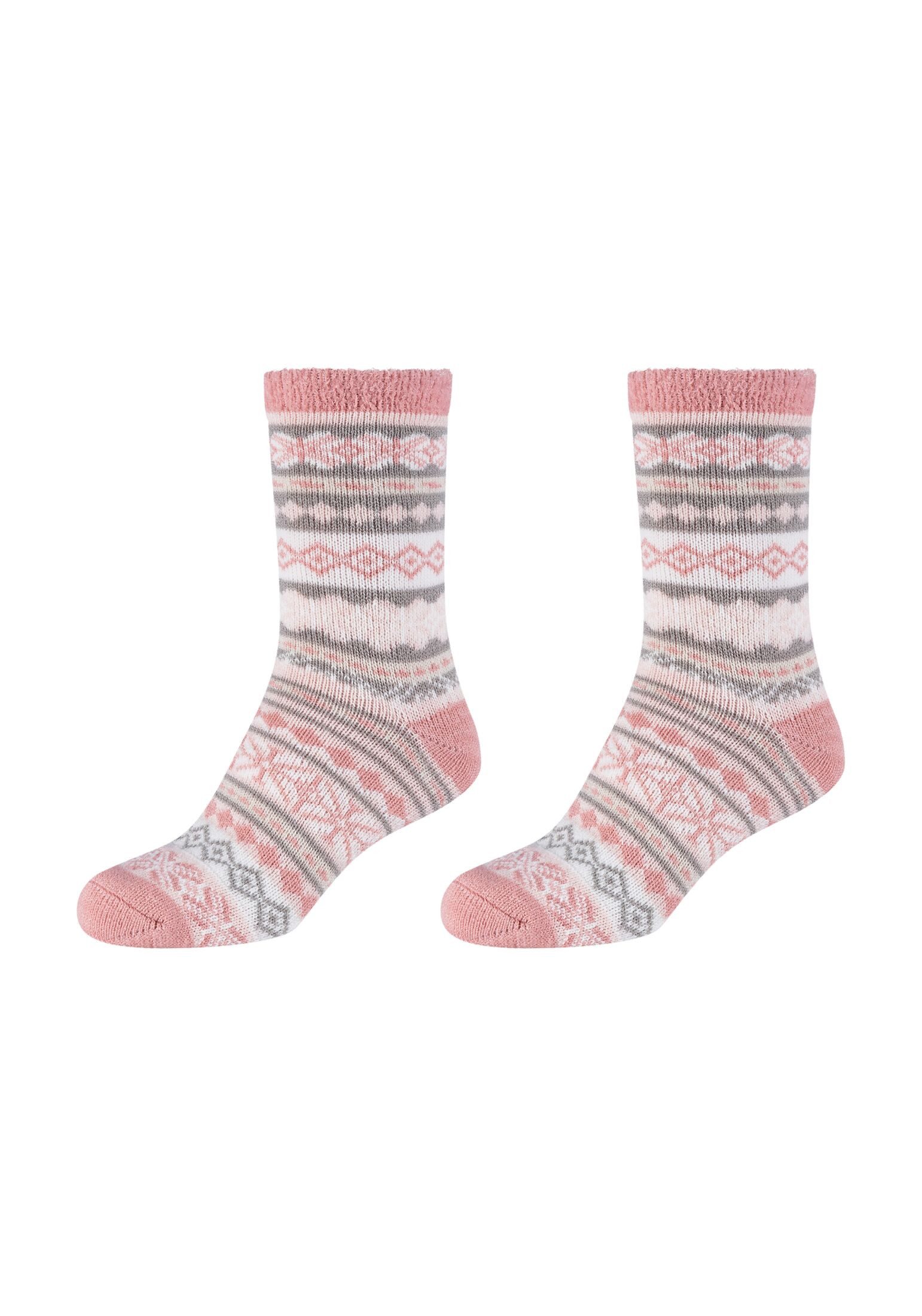 Socken Socken Cosy Norweger Kuschelsocken Flauschig Warm Damen