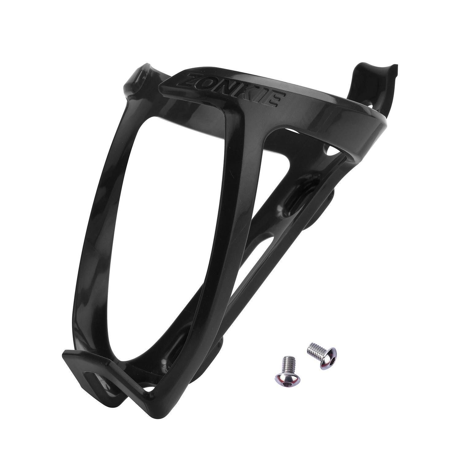 LuxusKollektion Fahrrad-Flaschenhalter Flaschenhalter Fahrrad Schwarz