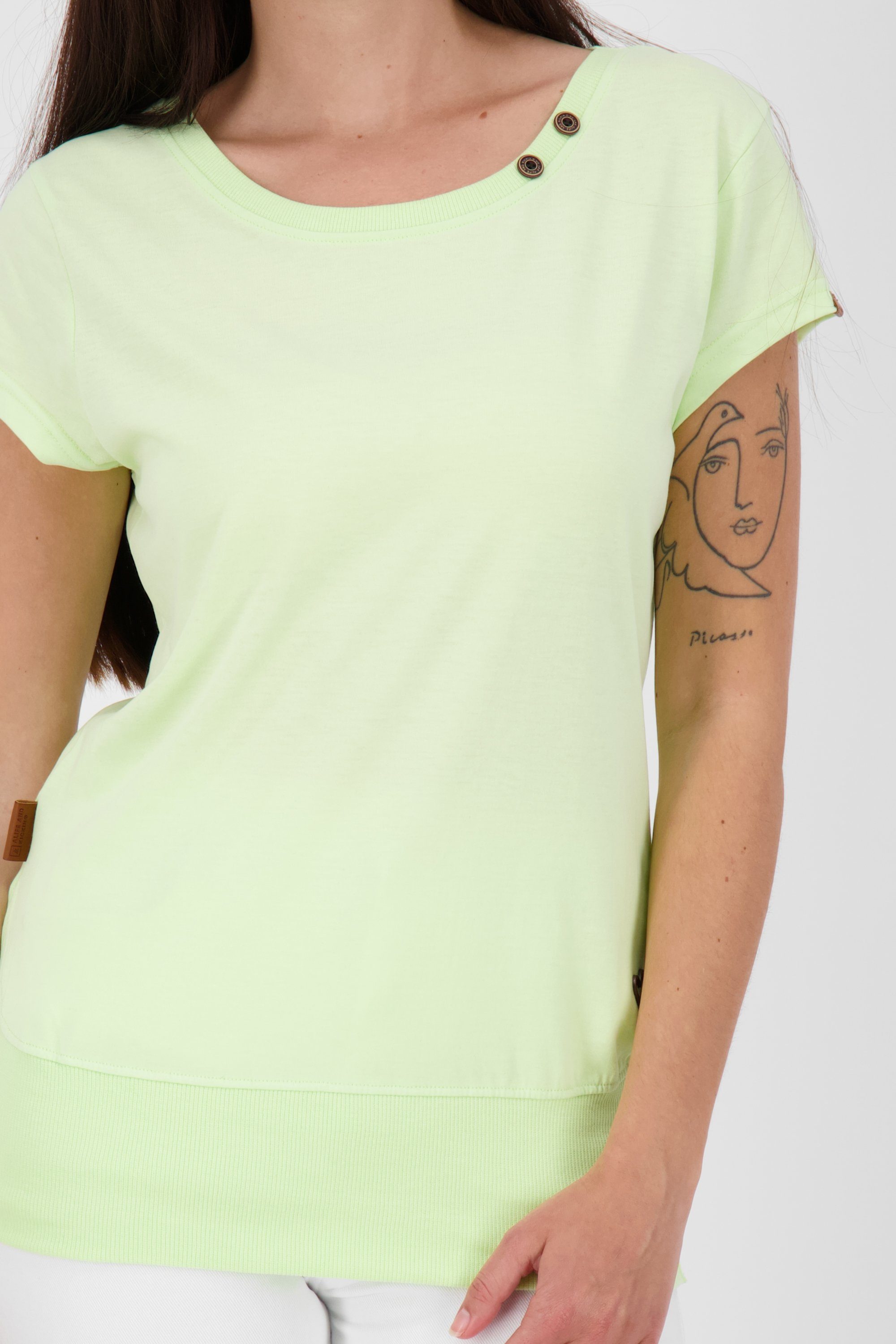 Alife & Kickin T-Shirt CocoAK A Shirt lime Damen T-Shirt