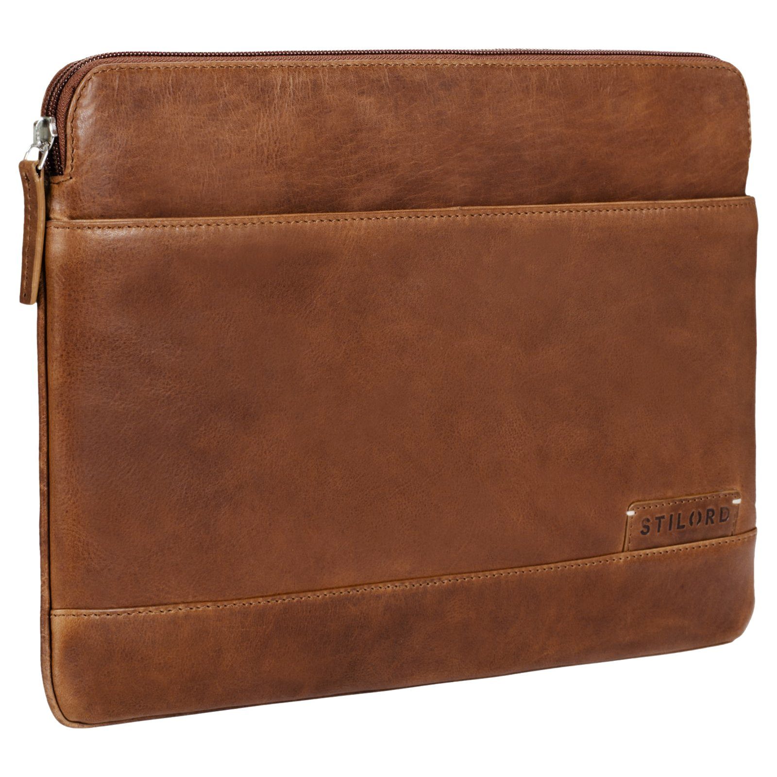 Laptop-Hülle "Robb" Vintage Leder Laptoptasche für 13,3 Zoll