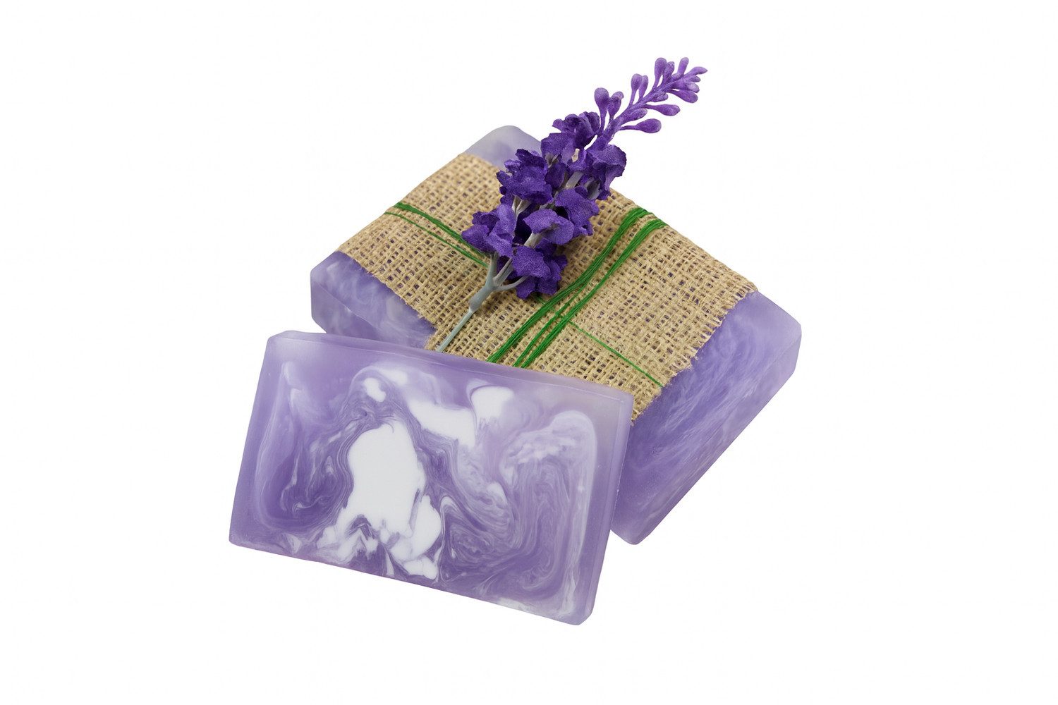 Nesbel - Spüren Sie die Reinheit? Handseife Lavendel, Glycerin Hand-und Dusch Seife mit Ziegenmilch 100g