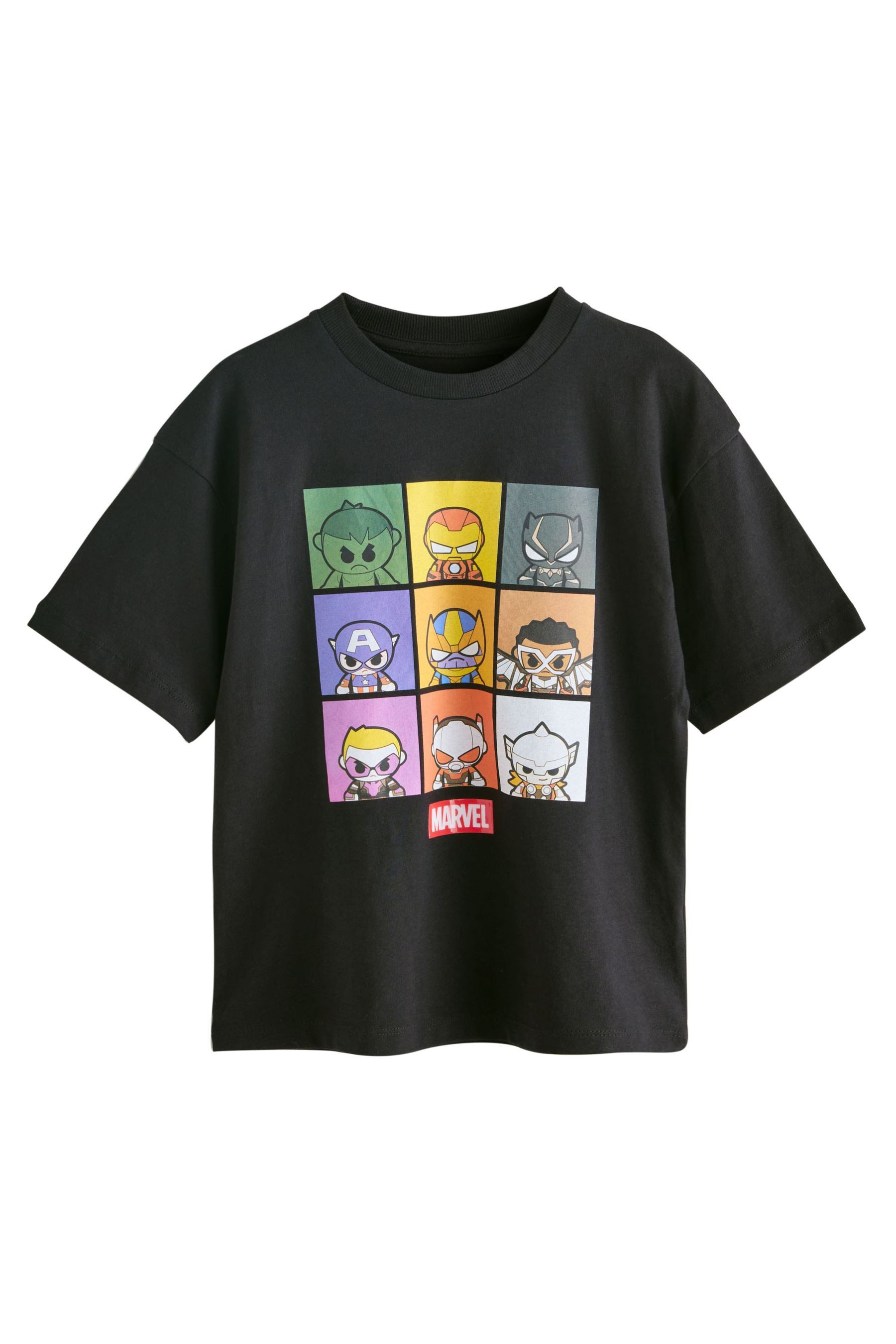 T-Shirt Lizenziertes Kurzarm-T-Shirt, Marvel Avengers