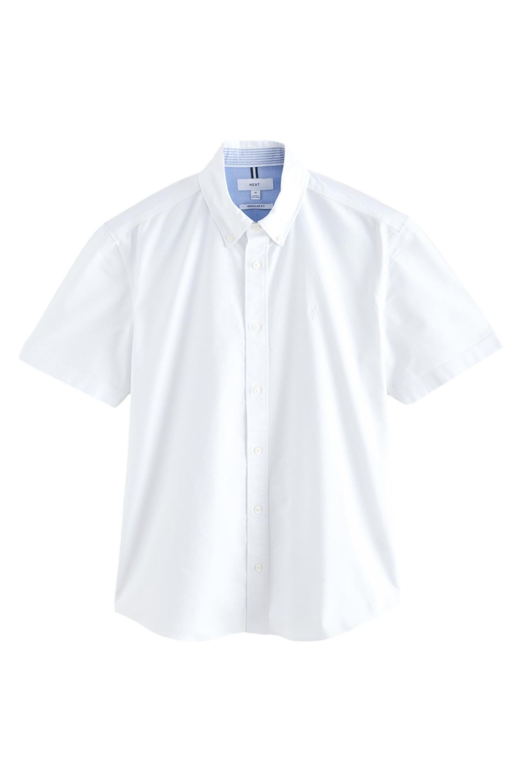 Next Kurzarmhemd Kurzärmeliges Regular Fit Oxford-Hemd günstig online kaufen