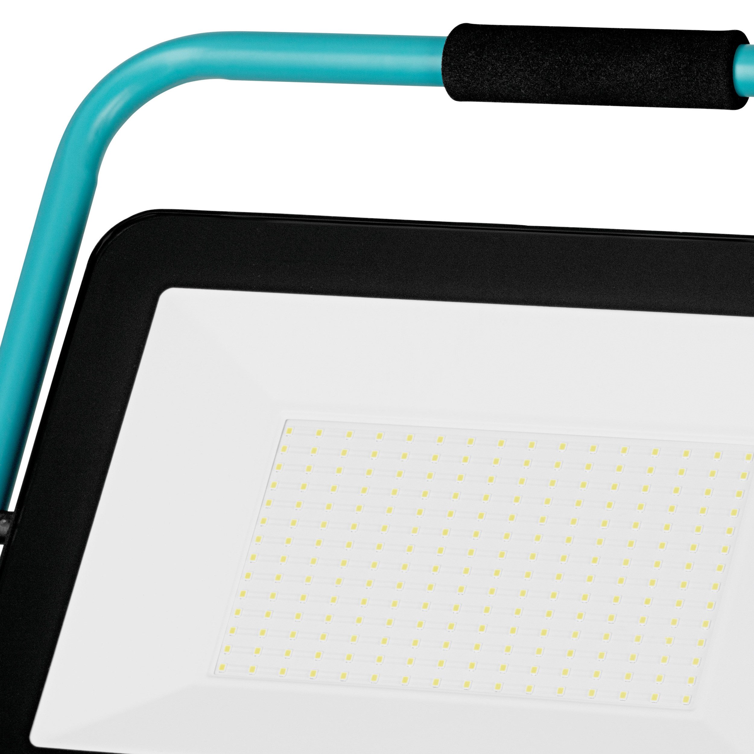 EGLO Deckenstrahler AVELAR Strahler - Alu, Kunststoff - LED - 200W - IP65, LED fest integriert, Neutralweiß, LED Baustrahler, Arbeitsleuchte, Arbeitsscheinwerfer, L36xB22xH38 cm