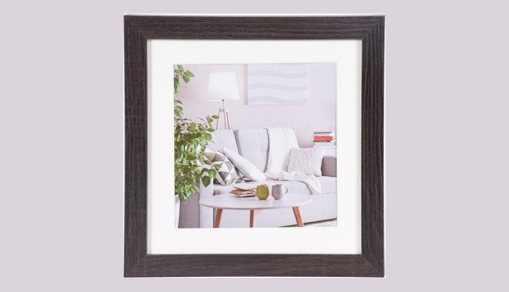 Henzo Bilderrahmen Holzrahmen 81.054.04 Modern 20x20cm dunkelbraun. € 6,99