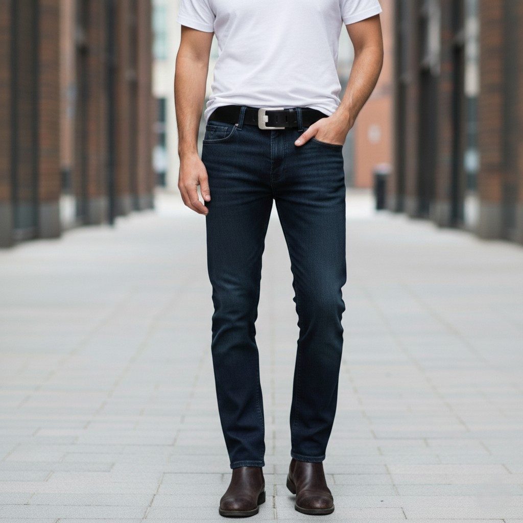 FRONHOFER Hüftgürtel Herren Büffelleder breit (1-St) Breitdorn, robust, für Jeans