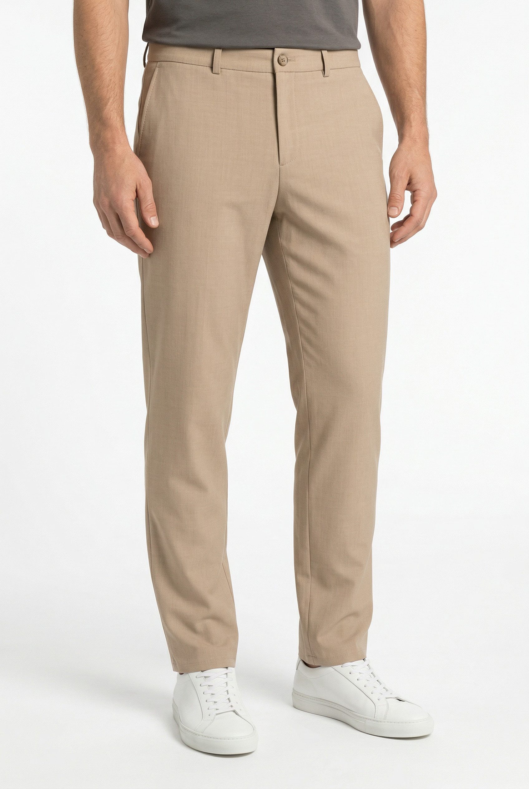 OLYMP Chinohose Jogg Jersey Toronto slim fit, flexibler Bund