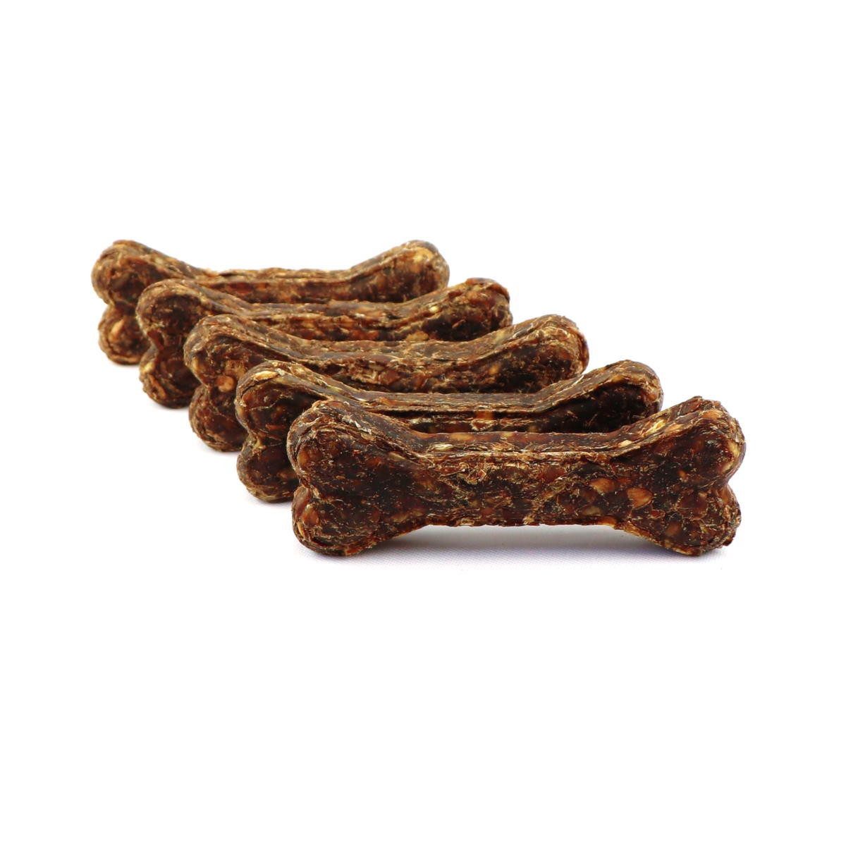 DOGBOSS Жевательные игрушки DOGBOSS Kauknochen 100% Natur Cistus Ente&Apfel. Welpe&Senior, 5er Set