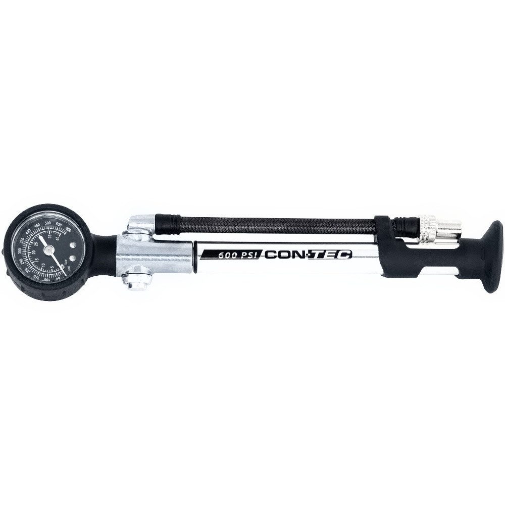 Gabelpumpe CONTEC Dämpferpumpe Shock Rocket" Max 41 bar 600 psi silber schwarz ca