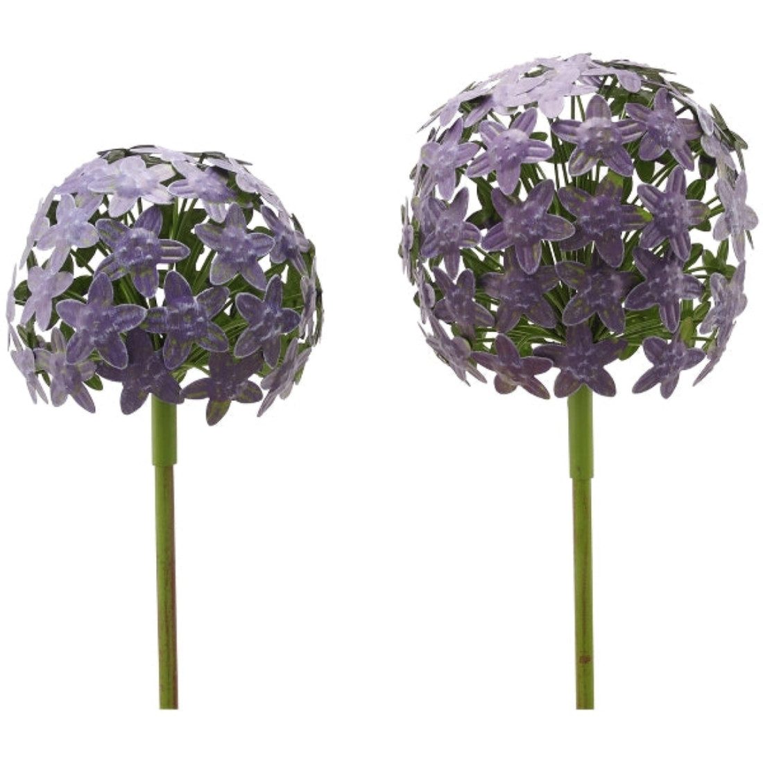 finehomegarden Gartenstecker Pflanzstecker Allium purple 2erSet günstig online kaufen