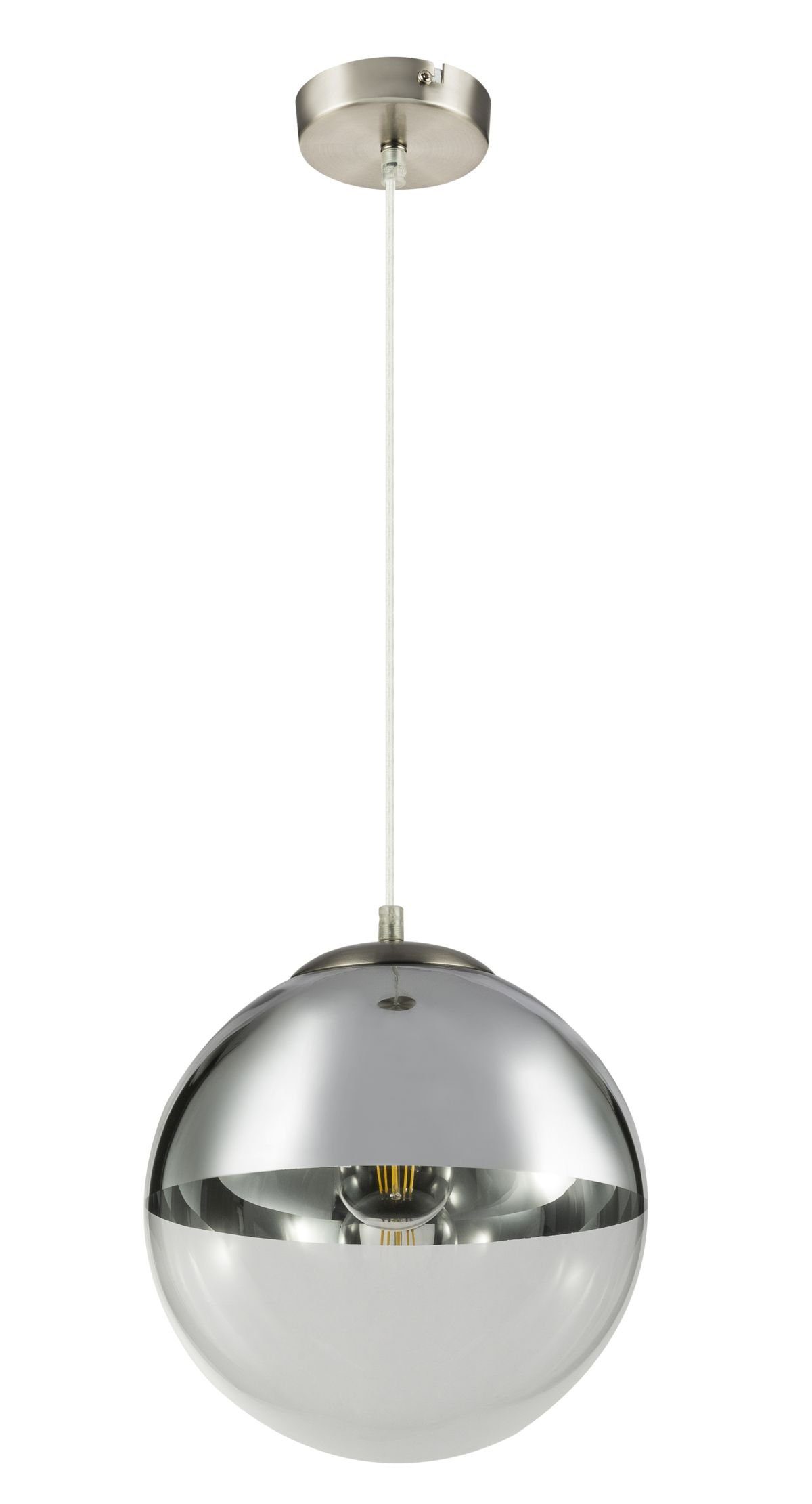 Globo Hängeleuchte Schlafzimmer, Wohnzimmer Glas, Flur Hängelampe ohne Hängeleuchte Leuchtmittel, abhängig Kugel, Küche, Esszimmer ist Glaskugel, Pendellampe, Leuchtmittel, GLOBO modern, Lichtfarbe Pendelleuchte, vom