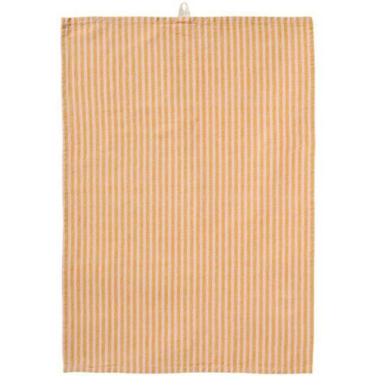 Ib Laursen Geschirrtuch Ib Laursen Geschirrtuch Linea Mustard gestreift schmal (50x70cm)