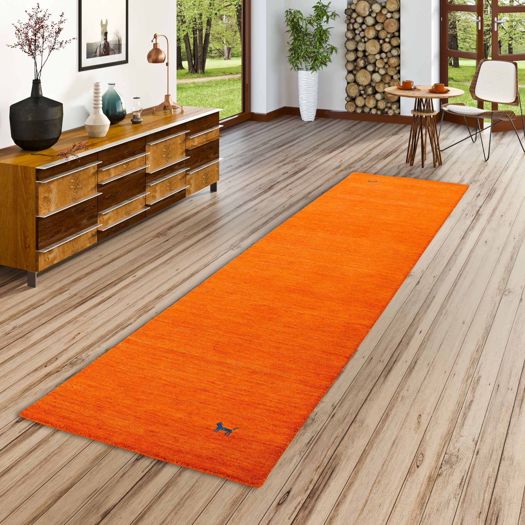 Pergamon Wollteppich Natur Teppich Läufer Indo günstig online kaufen