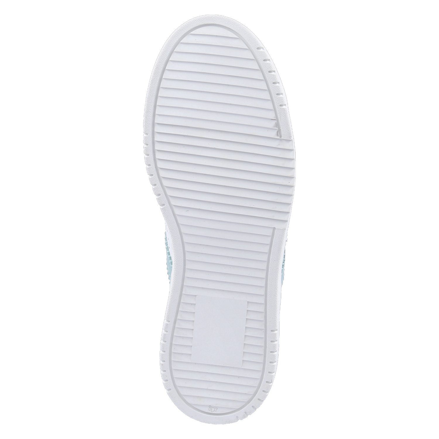 Panama Jack Dames Gia Sneaker - Lichtblauw Napa Leer Met Veters, Gemaakt In Spanje