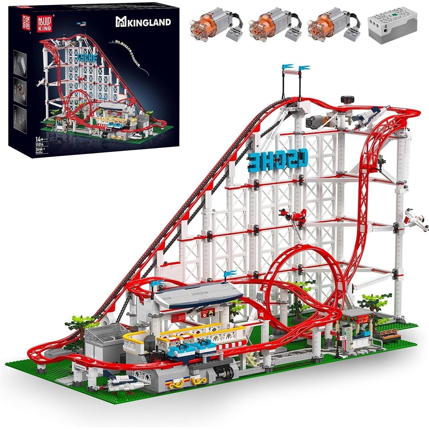Mould King 11014 Achterbahn Konstruktionsspielsteine