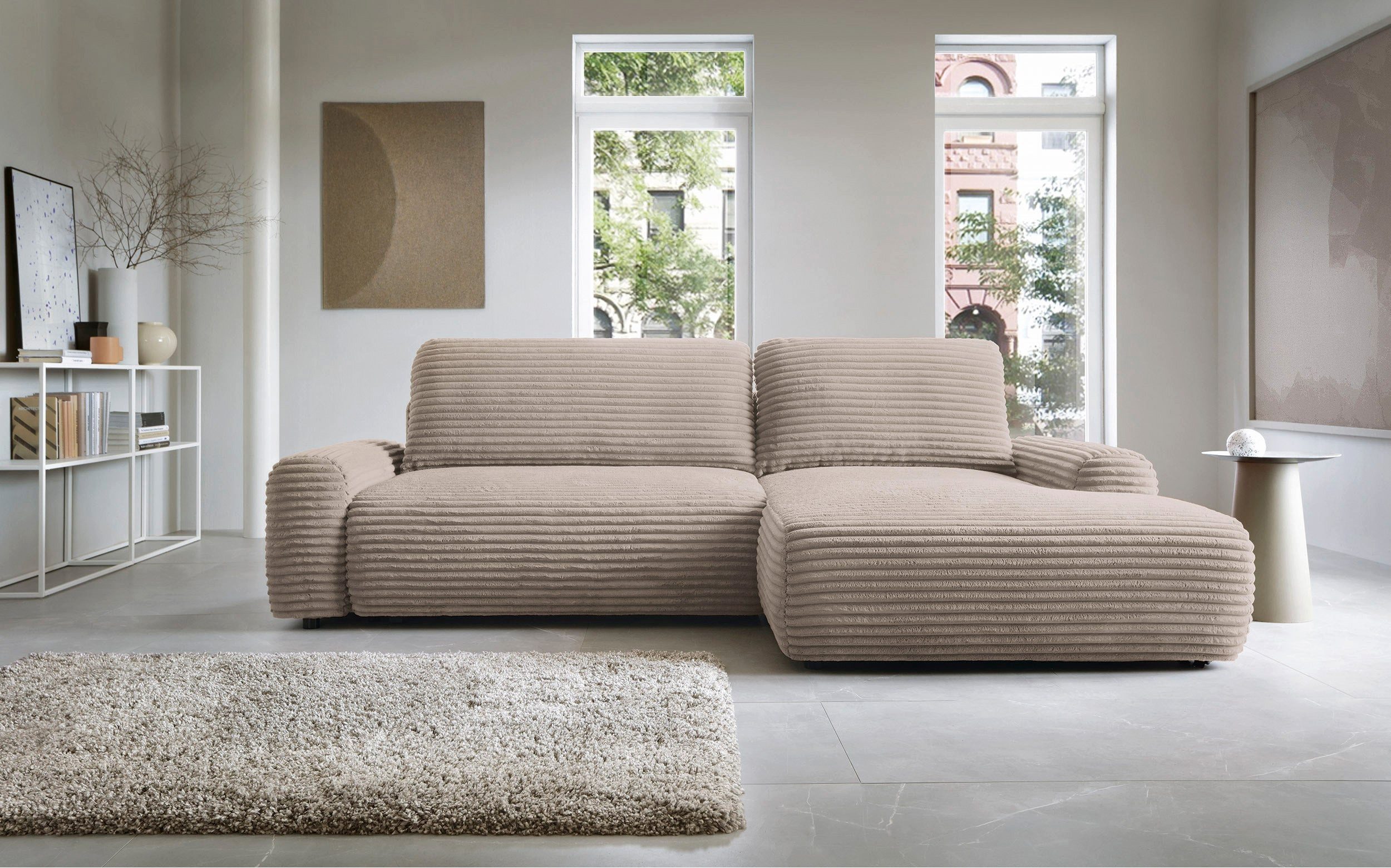 Selsey Ecksofa ALFERIA, mit Schlaffunktion, Stauraum, pflegeleicht und tierfreundlich