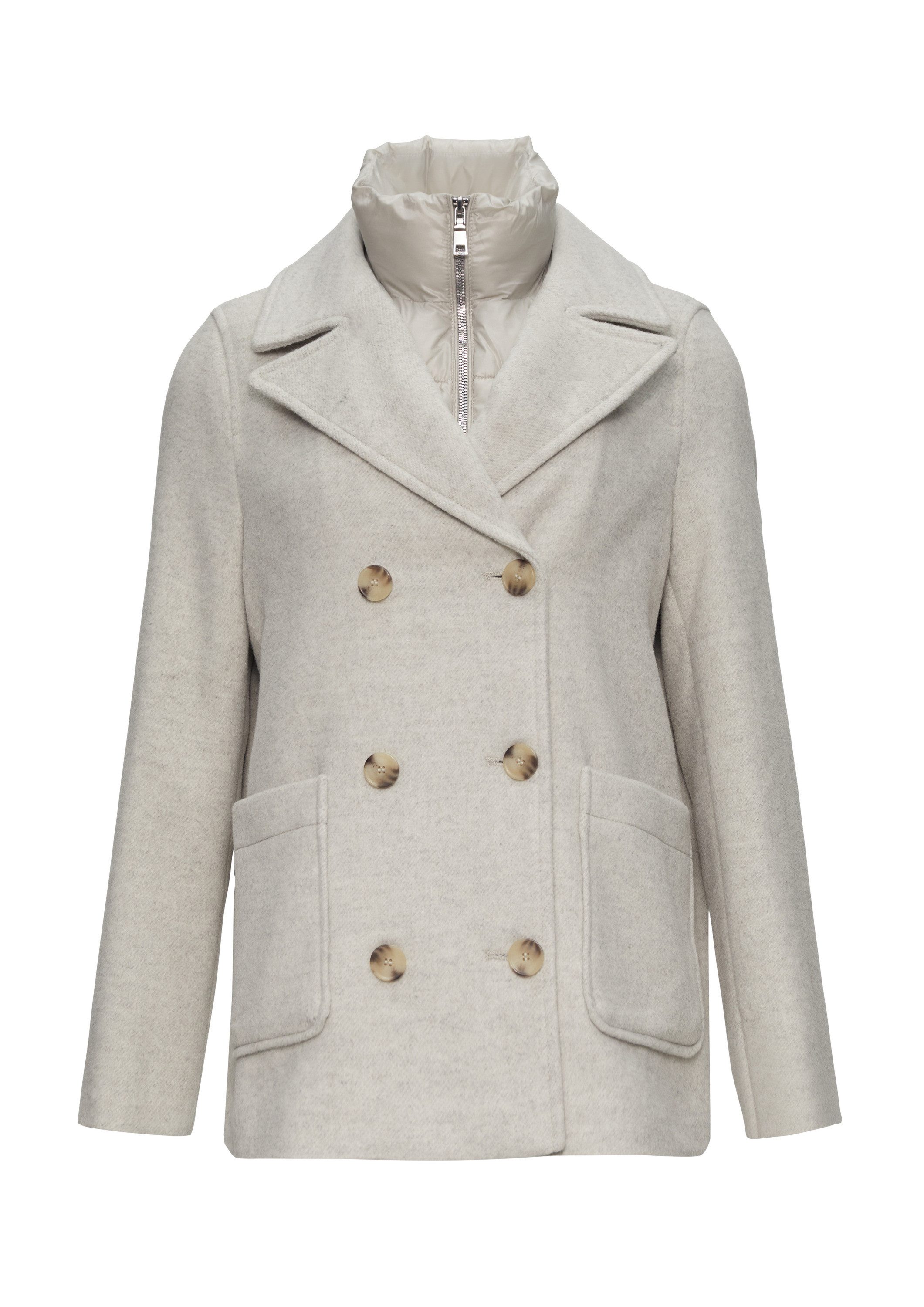 s.Oliver Funktionsjacke Outdoor-Jacke Cabanjacke im Materialmix mit herausn günstig online kaufen
