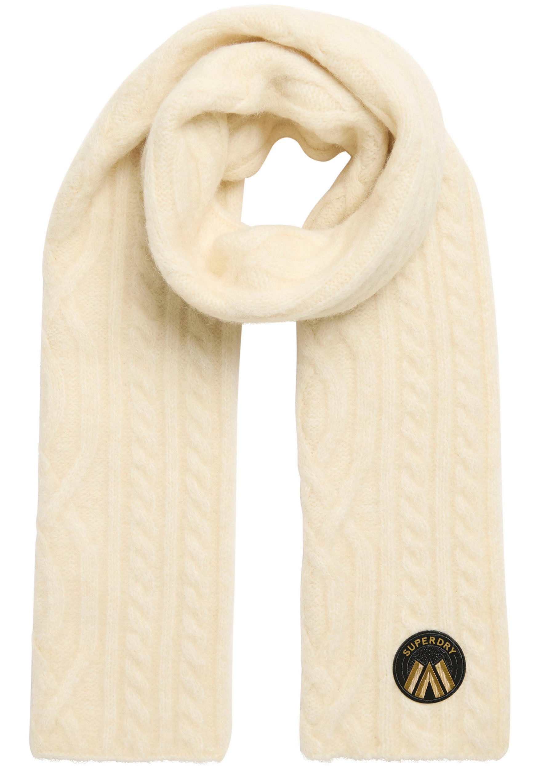 Superdry Strickschal CABLE LUXE KNIT SCARF günstig online kaufen