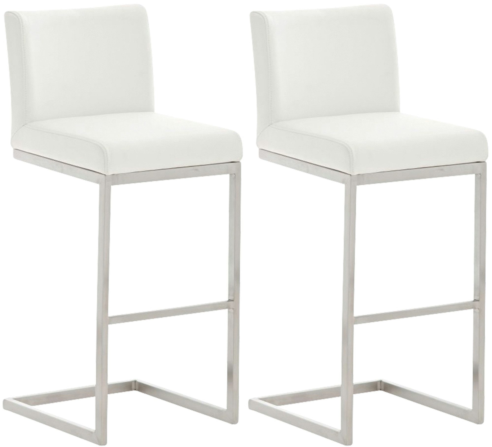 CLP Barhocker Paros Kunstleder (2er Set, 2 St., 2er), mit Kunstlederbezug, bis 240 kg