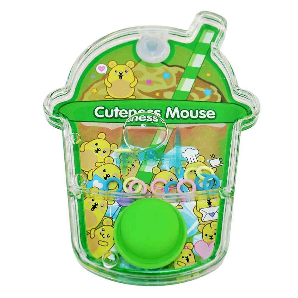 B&G INTERNATIONAL Spiel Wasserspiel Geduldspiel Ringe "Bubble Tea" - ca. 12 cm