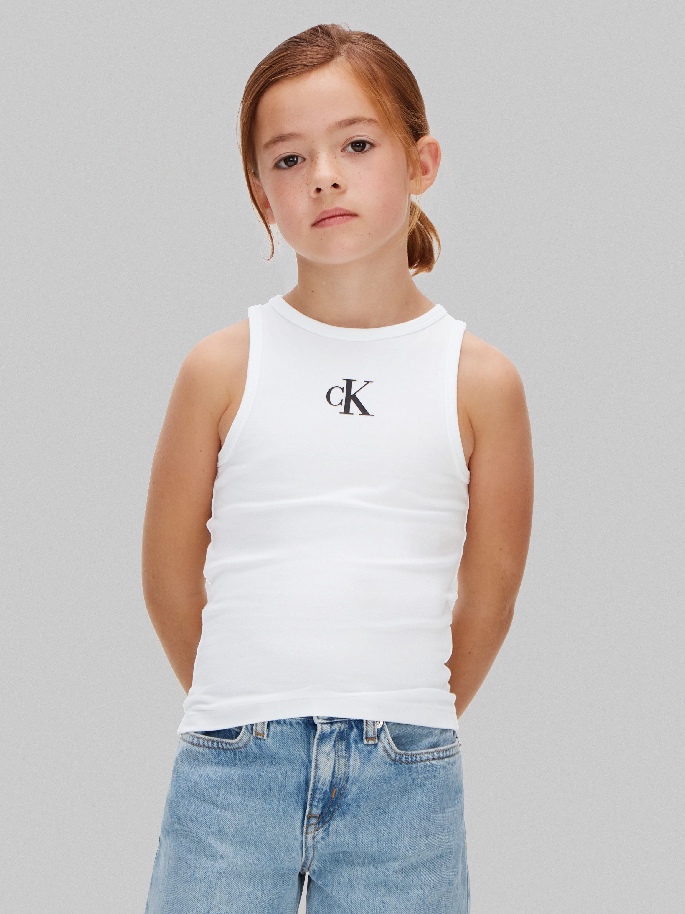 Calvin Klein Jeans Tanktop LOGO TANK TOP Regular fit für Kinder, mit Logoschriftzug