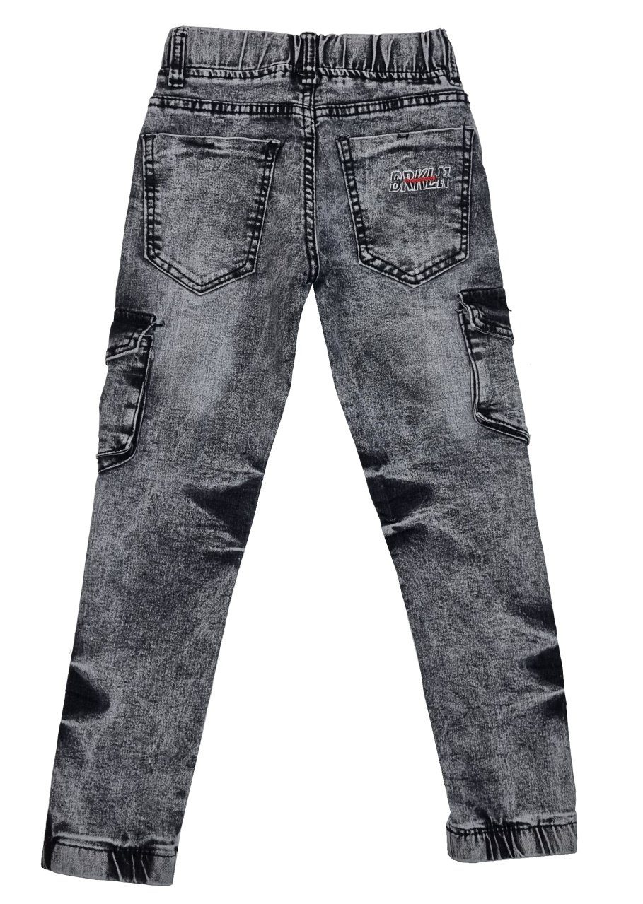 Stretchhose, Jeans Cargo Boy Hose j2181 5-Pocket-Jeans Fashion