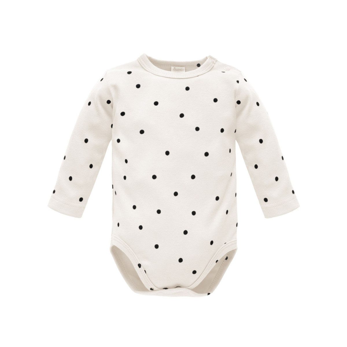 Langarmbody Punkte Unisex Kinder