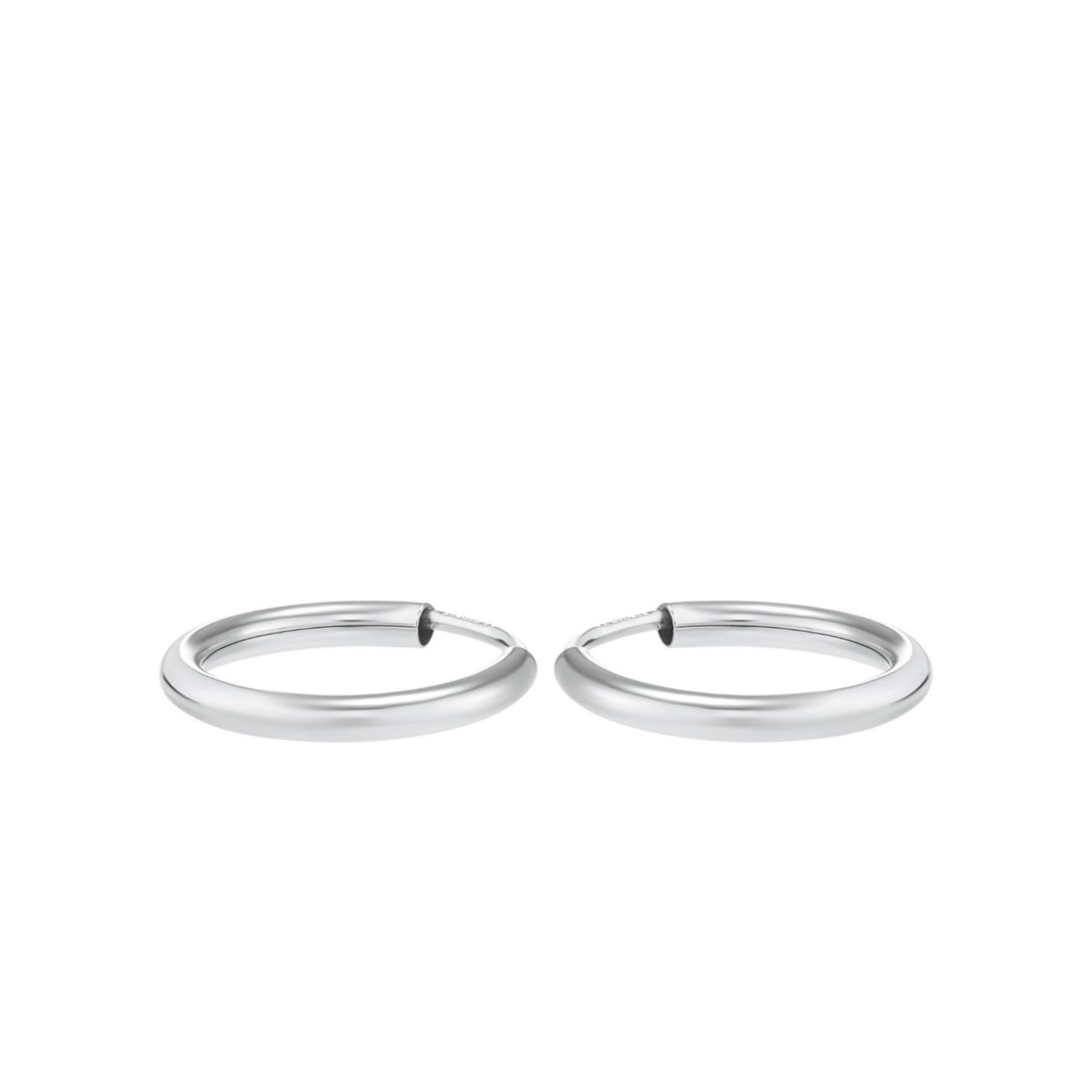 Amor Paar Creolen Amor Creolen für Damen, 925 Sterling Silber (Creole, 2-tlg)
