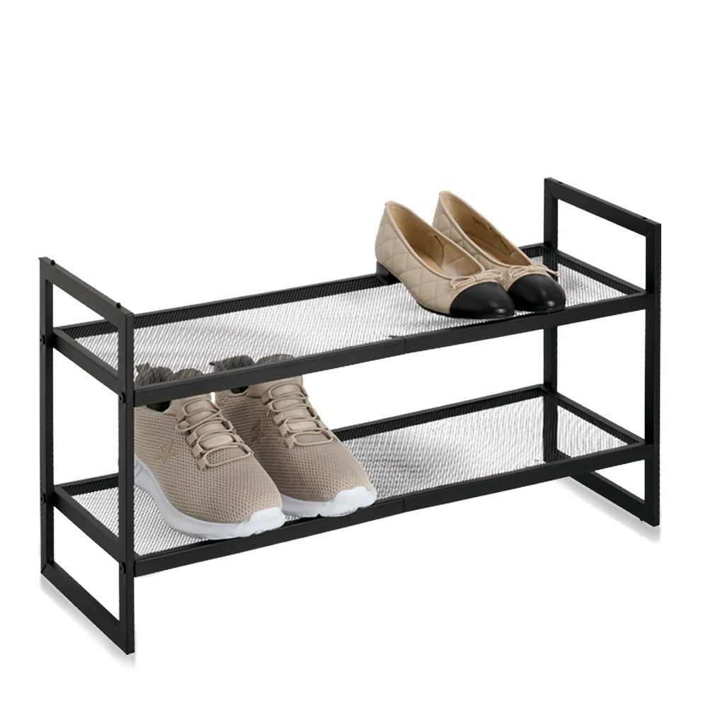 Zeller Present Schuhregal Schuhregal aus Metall NORDIC SPACE, 70 × 36 × 24 cm
