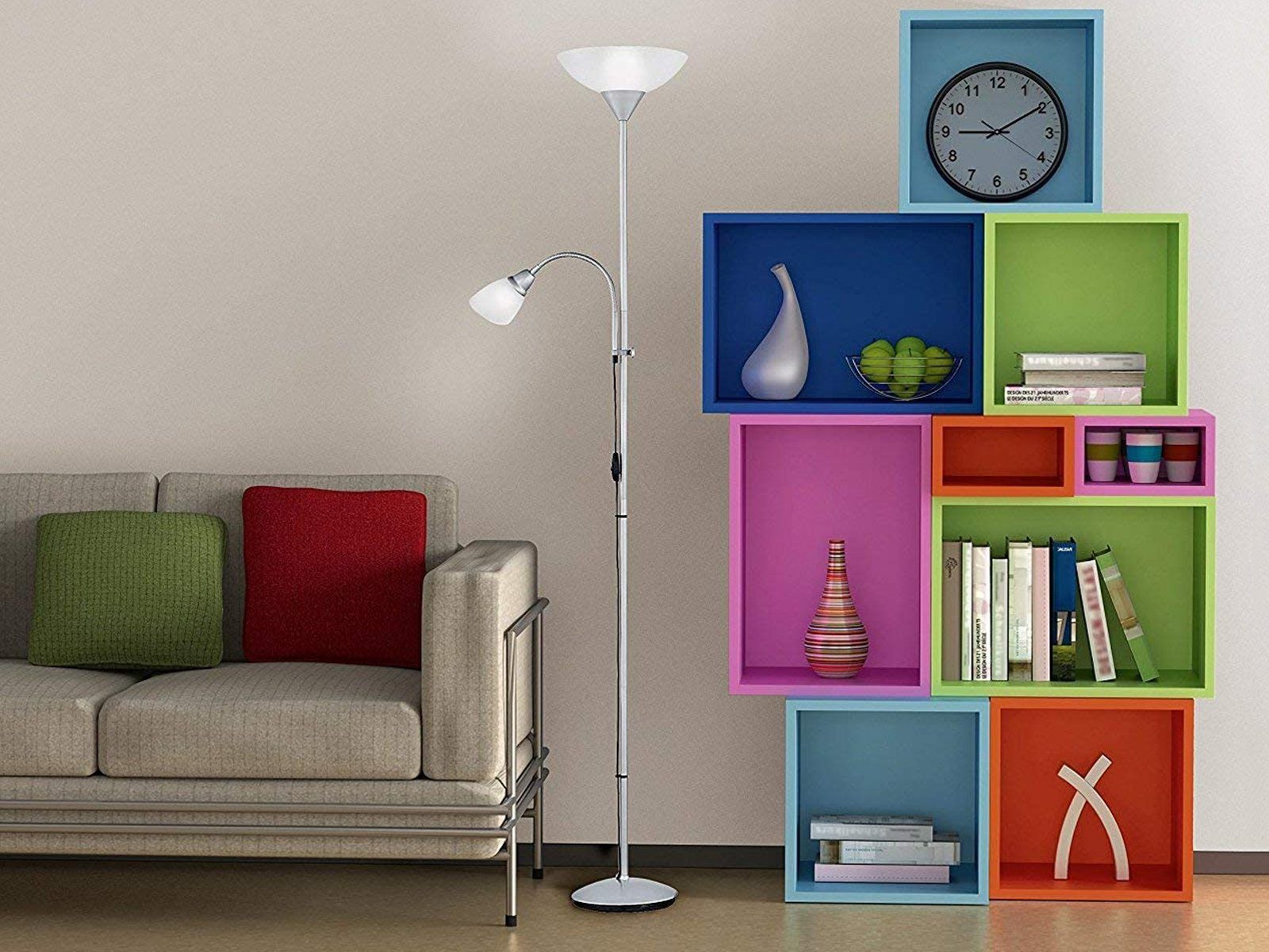 Reality Leuchten LED Deckenfluter, LED wechselbar, günstig online kaufen