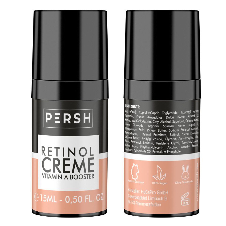 PERSH Nachtcreme Retinol Creme Vitamin A Booster, 4% Vitamin A