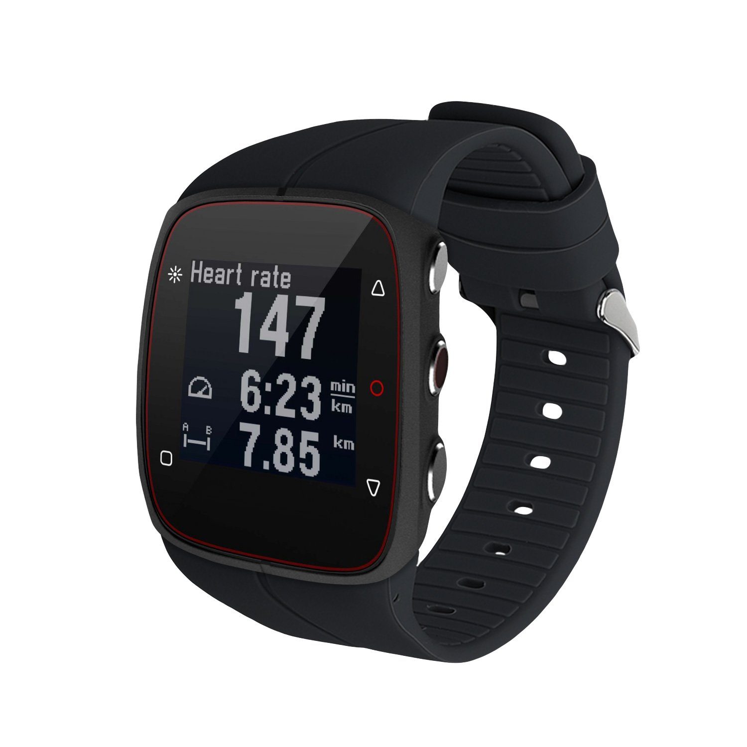 kwmobile Uhrenarmband Uhrenarmband für Polar M400 / M430 Armband, Ersatzarmband für Fitnesstracker - Wechselarmband Smartwatch