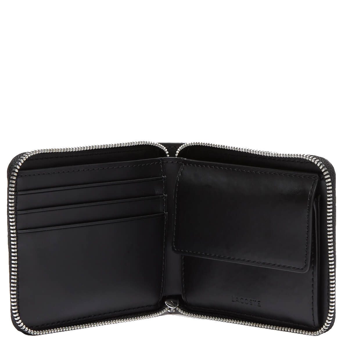 Lacoste Geldbörse The Blend - Geldbörse 3cc 11 cm RFID (monogram noir gris) günstig online kaufen