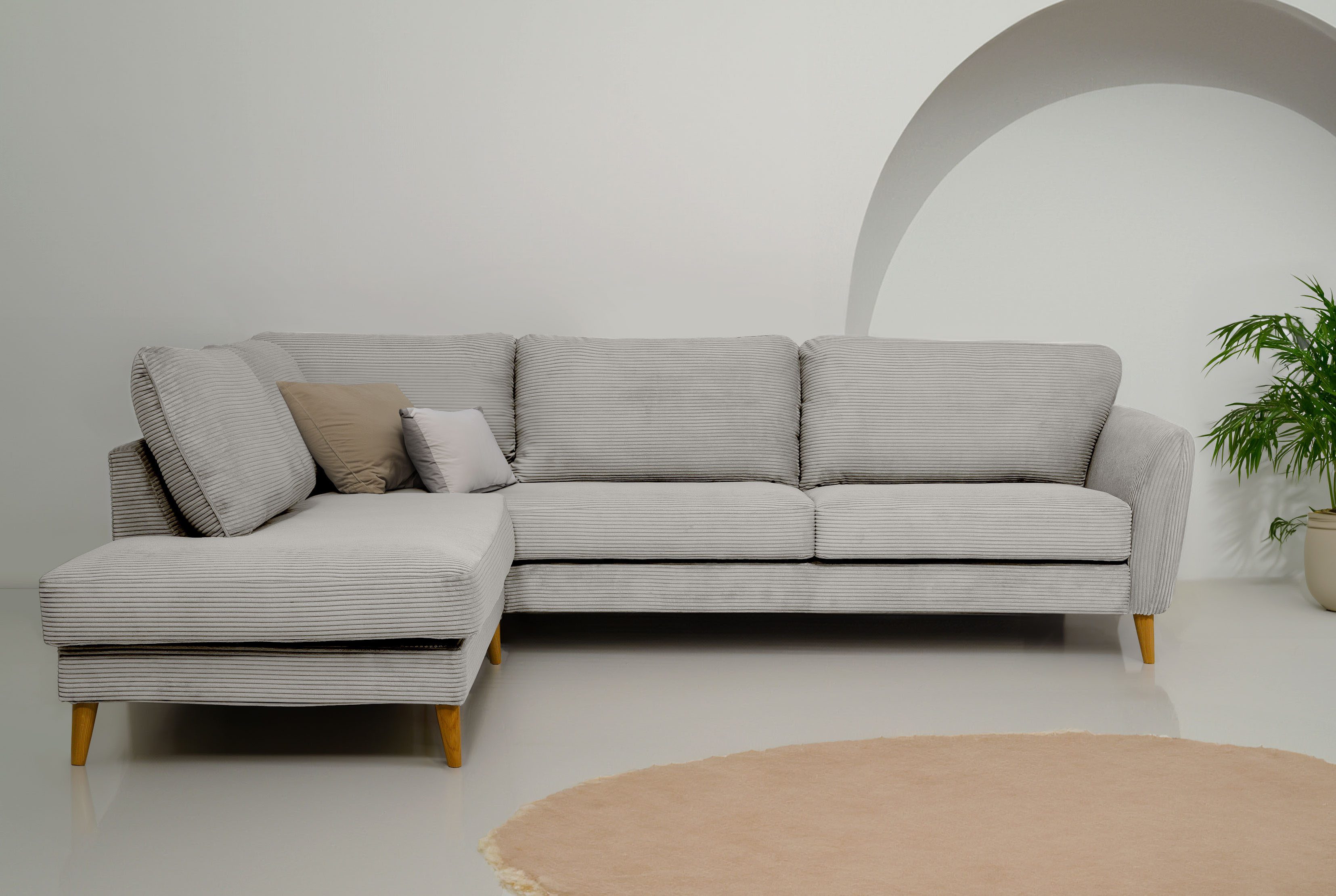 Home affaire Ecksofa MARSEILLE 278/202 cm, günstig online kaufen