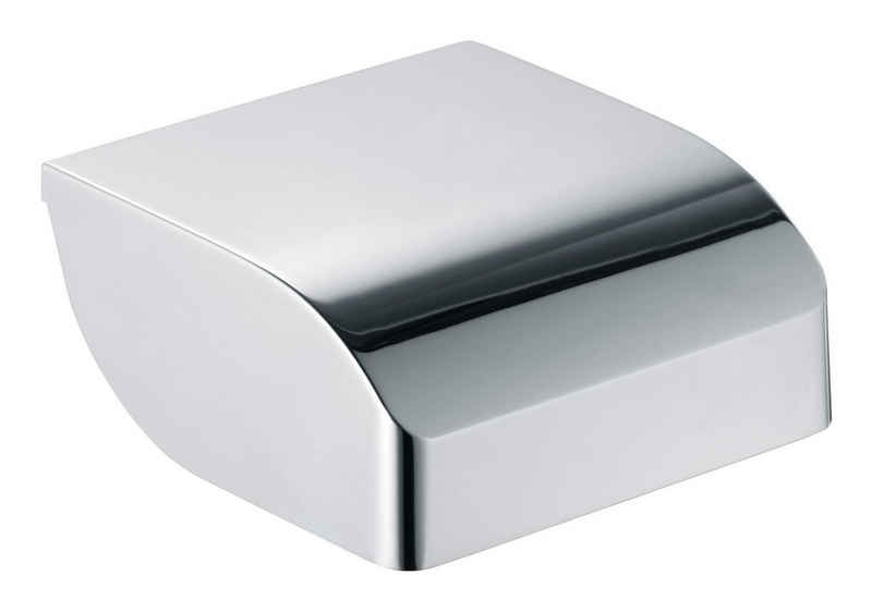 Keuco Toilettenpapierhalter Elegance, Toilettenpapierhalter mit Deckel - Verchromt