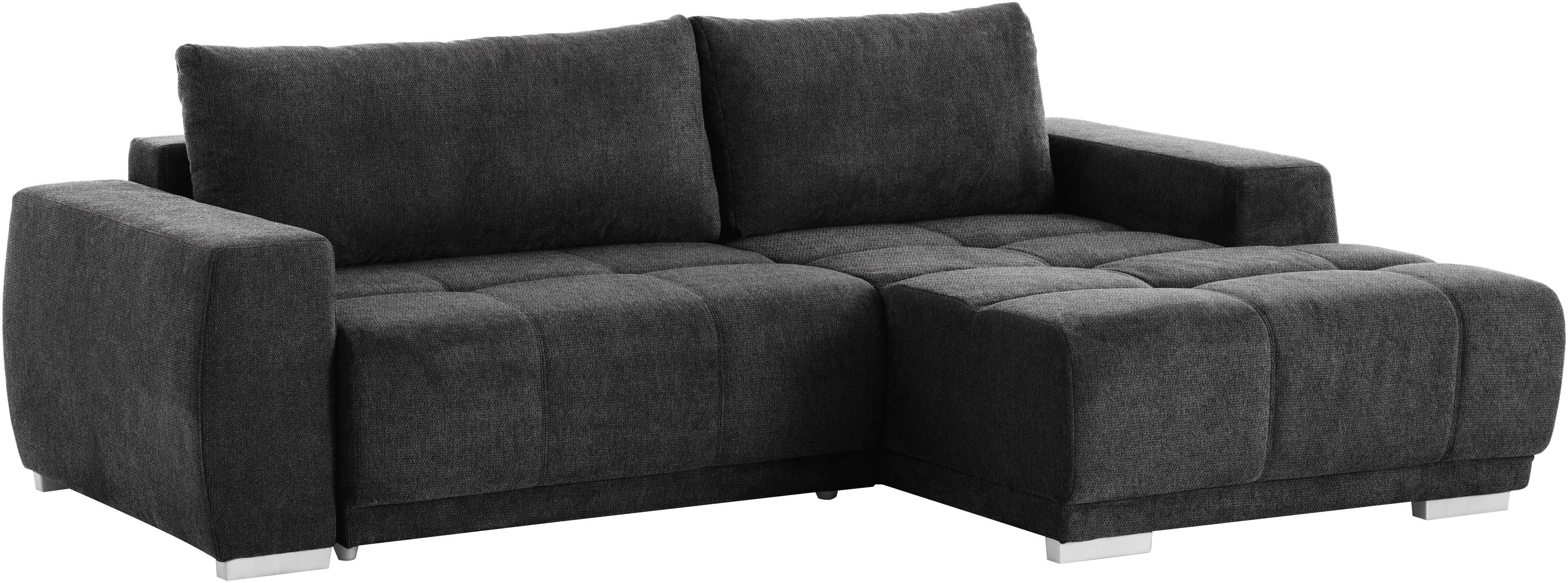 Home affaire Ecksofa Bolero L-Form, wahlweise mit Bettfunktion & Bettkasten