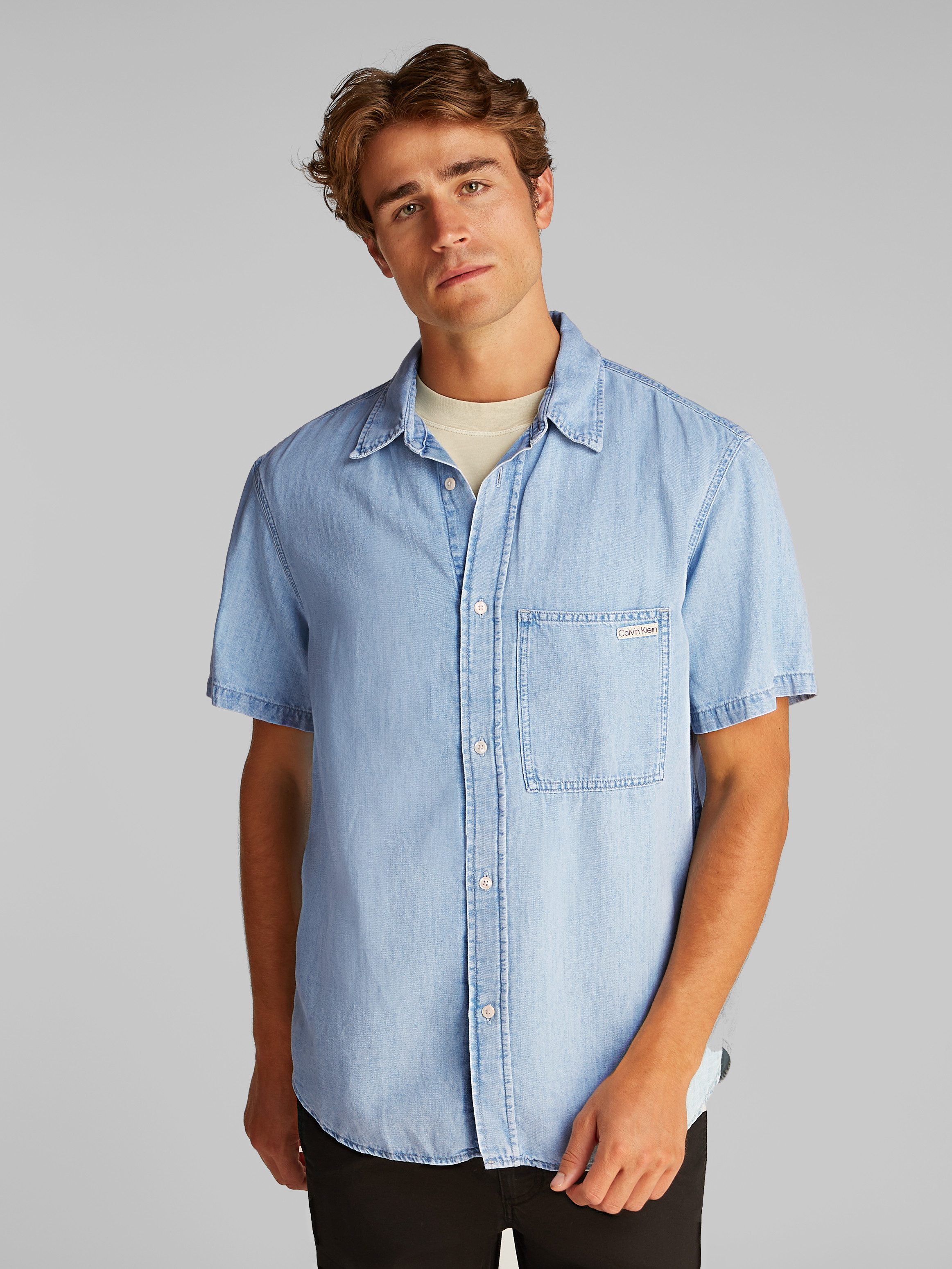 Calvin Klein Jeans Kurzarmhemd REGULAR SS günstig online kaufen