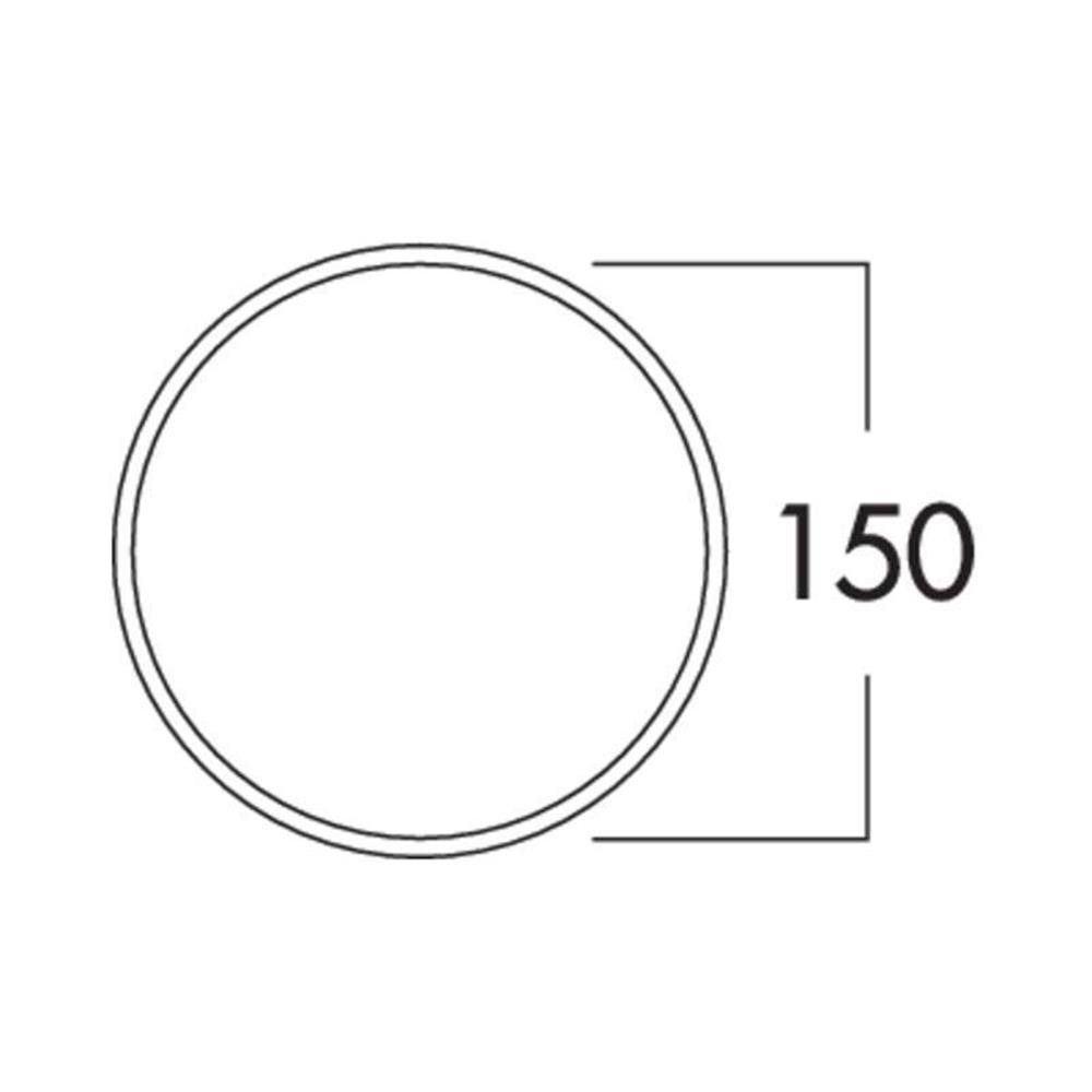 Naber Abluft-Set COMPAIR System Ø 150 Klima 150-E Mauerkasten weiß Jalousie Edelstahl
