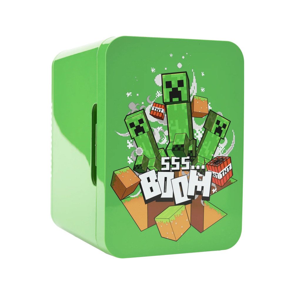 UKONIC Elektrische Kühlbox Minecraft Mini-Kühlschrank Thermoelectric Cooler 4L (Creeper & TNT)